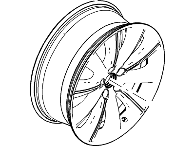 2014 Ford Flex Spare Wheel - DA8Z-1007-D