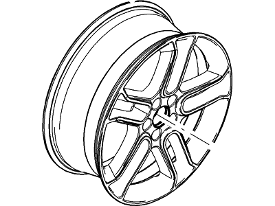 Lincoln Spare Wheel - DA8Z-1007-F