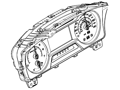 2015 Ford Flex Speedometer - EA8Z-10849-CA