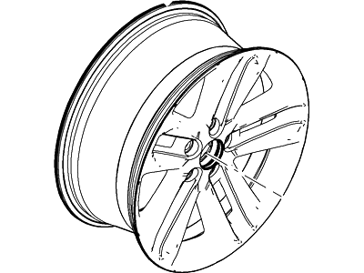 2014 Ford Explorer Spare Wheel - BB5Z-1007-ACP