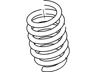 2007 Ford Crown Victoria Coil Springs - 3W1Z-5310-BA