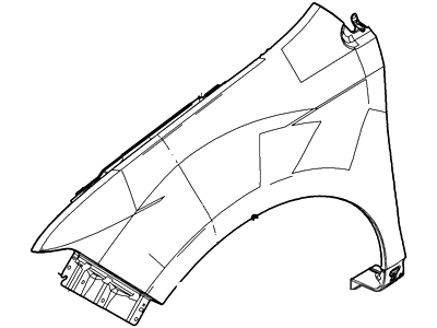 Ford 7T4Z-16005-A Fender Assembly - Front