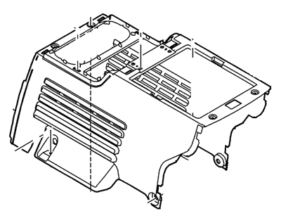Ford DA8Z-74045C22-AA Console Assembly