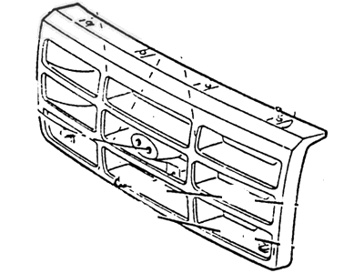 Ford F-350 Grille - F2TZ-8200-B