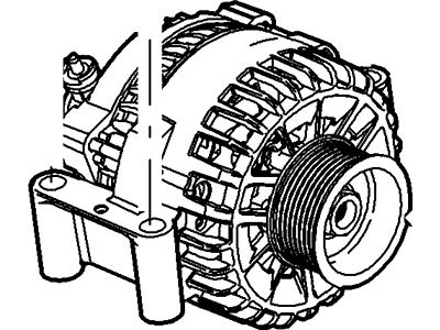 Ford 6C2Z-10346-DA Alternator Assembly