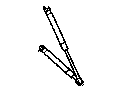 Mercury Tailgate Lift Support - 6N7Z-54406A10-A