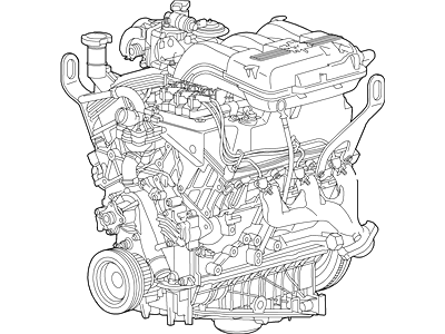Ford 9L2Z-6007-BA Engine Assembly