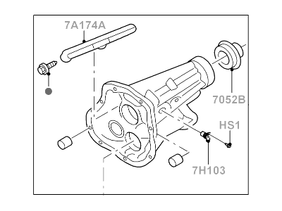 Ford 8L5Z-7A039-A Transmission Extension Housing