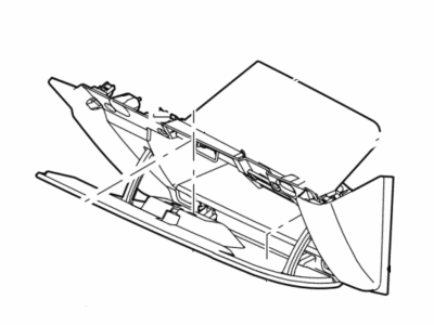 2015 Ford E-350/E-350 Super Duty Glove Box - 9C2Z-1506024-AB