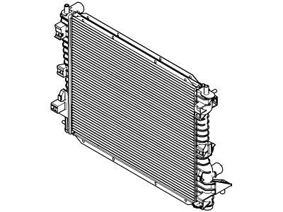 Ford 4R3Z-8005-CACP Radiator Assembly