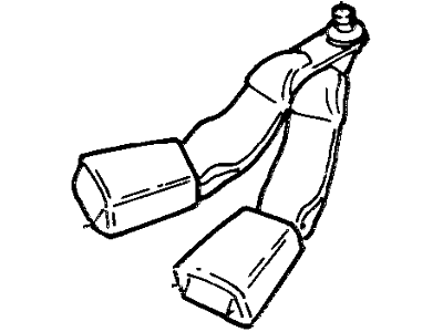 1994 Ford Thunderbird Seat Belt - F4SZ6360044E