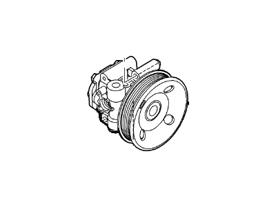 2008 Lincoln MKZ Power Steering Pump - 6E5Z-3A696-B