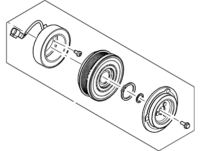 Ford A/C Idler Pulley - BR3Z-19D784-B