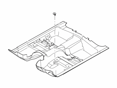 Ford BW7Z-5413000-EB Carpet - Floor