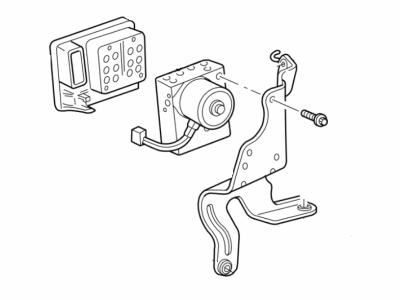 Lincoln LS ABS Pump And Motor Assembly - 5W4Z-2C333-AA