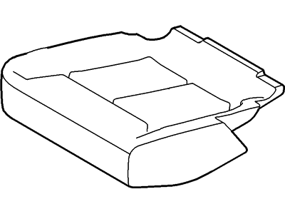 Ford DL3Z-1663804-DE Rear Seat Cushion Cover Assembly