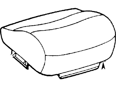 Ford YC3Z-78632A23-BA Seat Cushion Pad