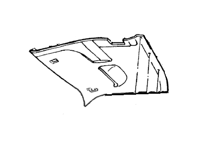 Ford 8C2Z-1651940-CB Panel Assembly - Roof Trim - Front