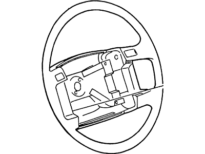 Ford F7UZ-3600-AAB Steering Wheel Assembly