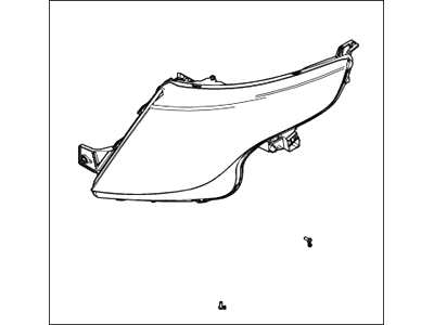 Ford BB5Z-13008-R Headlamp Assembly