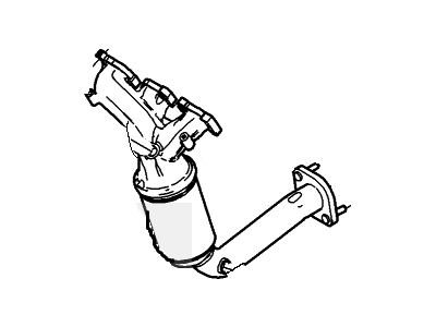 2006 Ford Fusion Catalytic Converter - 6E5Z-5G232-AA