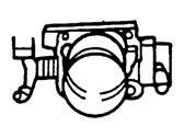 Ford Excursion Throttle Body - YC2Z-9E926-BA Body Assembly - Carburettor Throttle