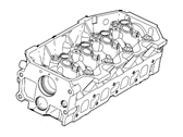 Ford Focus Cylinder Head - YS4Z-6049-FA Cylinder Head Assembly