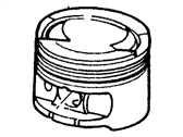 Ford Focus Piston - F8CZ-6108-EA Piston And Pin Assembly