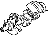 Ford Explorer Crankshaft - FOTZ-6V303-ARM Kit - Remanufactured Crankshaft