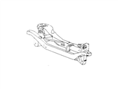 Ford Focus Rear Crossmember - 3S4Z-5035-BA Cross Member Assembly