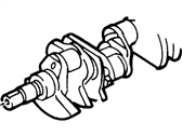 Lincoln Town Car Crankshaft - F1AZ-6303-ARM Crankshaft Assembly