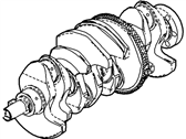 Ford Focus Crankshaft - 1S7Z-6303-DA Crankshaft Assembly