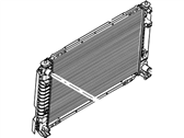 Mercury Mariner Radiator - 6L8Z-8005-AA Radiator Assembly