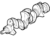 Ford F-250 Crankshaft - E3AZ-6303-B Crankshaft Assembly