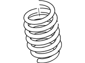 Mercury Grand Marquis Coil Springs - 3W1Z-5310-EA Spring - Front