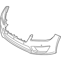 HP5Z-17D957-SAPTM - Genuine Ford Bumper Assembly - Front