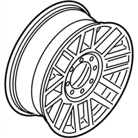 Hc3z 1007 K Genuine Ford Wheel Assembly