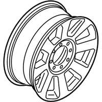 Hc3z 1007 J Genuine Ford Wheel Assembly