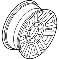 Hc3z 1007 C Genuine Ford Wheel Assembly