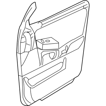 Ford FL1Z-7823943-AE Trim Assembly - Front Door