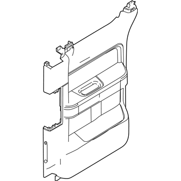 Ford BL3Z-1827406-EA Panel Assembly - Door Trim