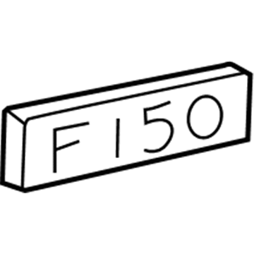 1998 Ford F-150 Emblem - F65Z-16720-B