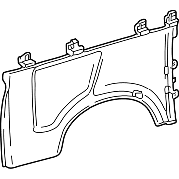 Ford F6UZ-1531012-AAA Panel Assy - Rear Quarter Trim