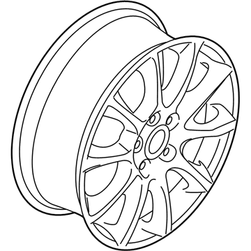 Ford DS7Z-1007-P Wheel Assembly