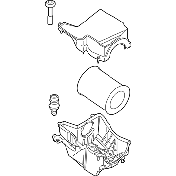 Ford CV6Z-9600-C Cleaner Assembly - Air