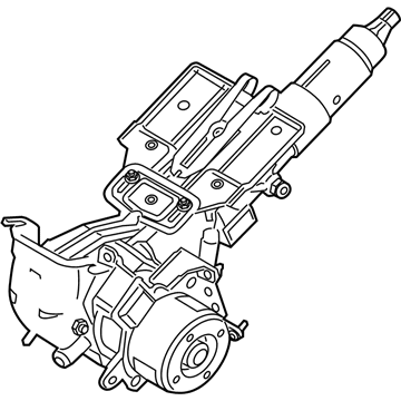 Ford BE8Z-3C529-Q Steering Column Assembly