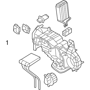 Ford FL1Z-18D283-B Evaporator Assembly