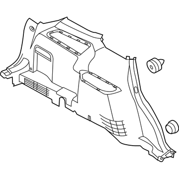Ford FB5Z-7831013-MB Trim Assembly - Quarter