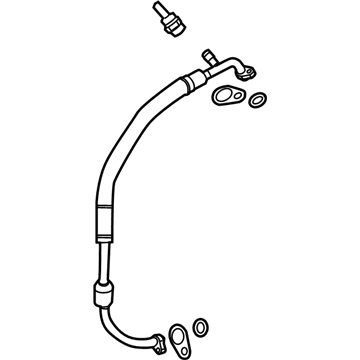 2010 Lincoln MKS A/C Hose - AA8Z-19867-B