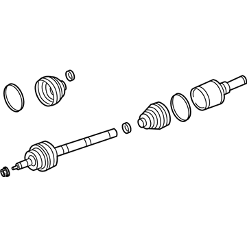 Ford GL1Z-3A428-A Front Axle Shaft